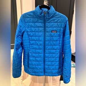 Patagonia Nano Puff Jacket in bright blue
